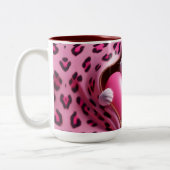 ハートフェルトSips:バレンタインのコーヒーディライトマグ ツートーンマグカップ (左)