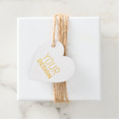 ハートフォイルラベル[複数の形状を使用] フェイバータグ (箱)