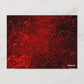 ハートフォトクラスルームのバレンタインデーのカード ポストカード (裏面)