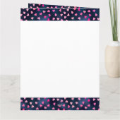 ハートフォトコラージュ36ピックラブハート誕生日 カード (裏面)