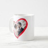 ハートフォトコーヒーマグ コーヒーマグカップ (正面左)