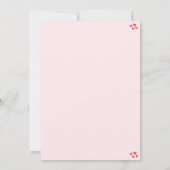 ハートフォトフレームValentines Dayギフトカード 招待状 (裏面)