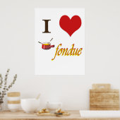 ハートフォンデュ ポスター (キッチン)