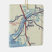 ハートフォートマイヤーズフロリダ セラミックオーナメント (右)