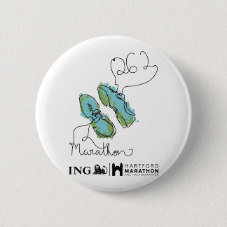ハートフォードのマラソン: 靴 缶バッジ