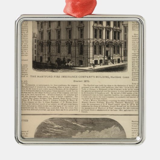 ハートフォードの火の保険会社 メタルオーナメント (正面)