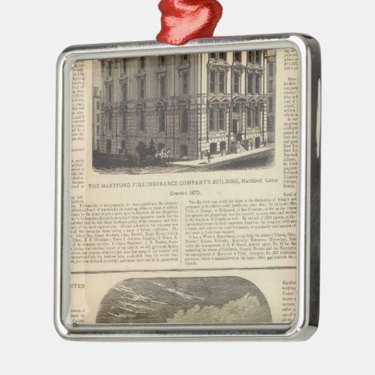 ハートフォードの火の保険会社 メタルオーナメント (左)