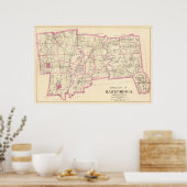 ハートフォードカウンティコネチカット ポスター (キッチン)