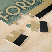 ハートフォードコネチカットのヴィンテージ旅行 ジグソーパズル (側面)