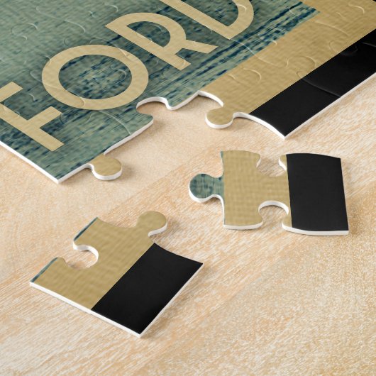 ハートフォードコネチカットのヴィンテージ旅行 ジグソーパズル (側面)