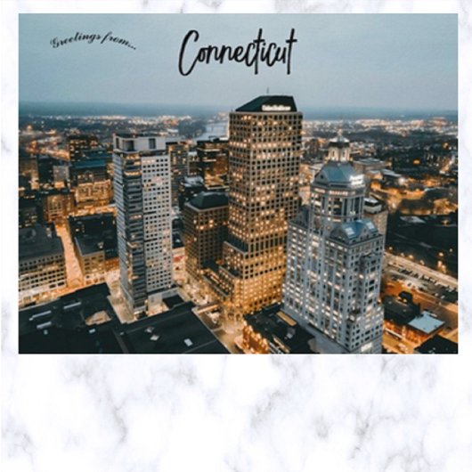 ハートフォードコネチカットの眺め ポストカード