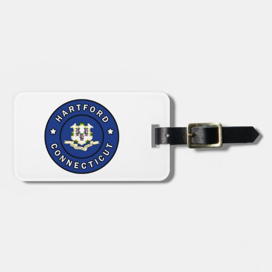 ハートフォードコネチカット ラゲッジタグ (正面横)