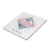 ハートフォードシティコネチカット統一された州USA タイル (側面)