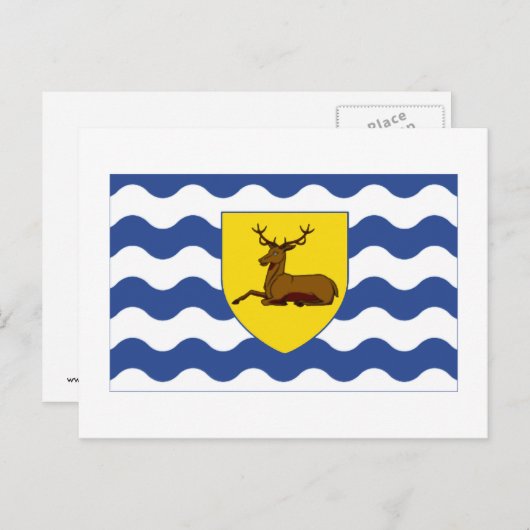 ハートフォードシャー州旗 ポストカード (正面/裏面)