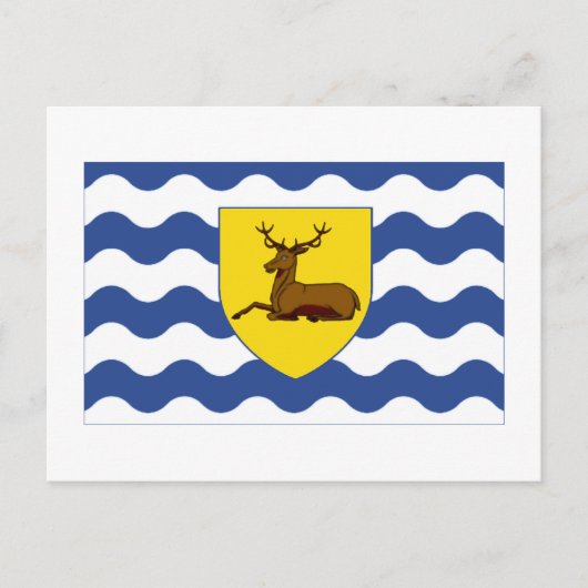 ハートフォードシャー州旗 ポストカード (正面)