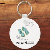 ハートフォードハーフマラソン:シューズ キーホルダー (正面)