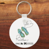 ハートフォードマラソン：シューズ キーホルダー (正面)