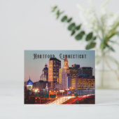 ハートフォード州コネチカットはがき土産 ポストカード (スタンド正面)