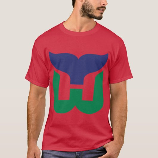 ハートフォード・ウォーラーズ 復古デザイン Tシャツ (正面)