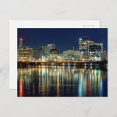 ハートフォード、コネチカットの街並み ポストカード (正面/裏面)