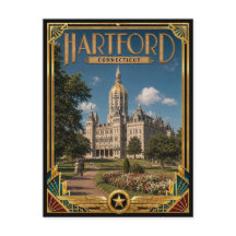 ハートフォード コネチカット アールデコ調の黄金時代