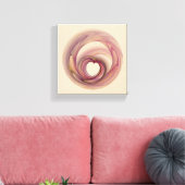 ハートフラクタル キャンバスプリント (インサイチュ (リビング))