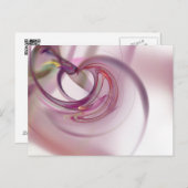 ハートフラクタル ポストカード (正面/裏面)