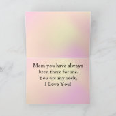 ハートフラワーハッピーマザーズデイおもしろい カード (内部)