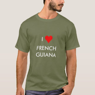 ハートフランスのギアナ Tシャツ