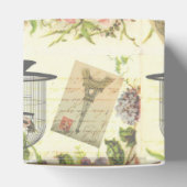 ハートフランスのテーマヴィンテージパリスフェイスボックス フェイバーボックス (上部)