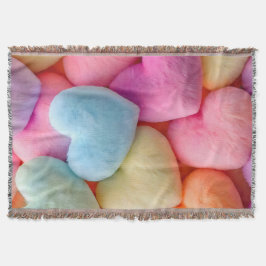 ハートフリースブランケット スローブランケット