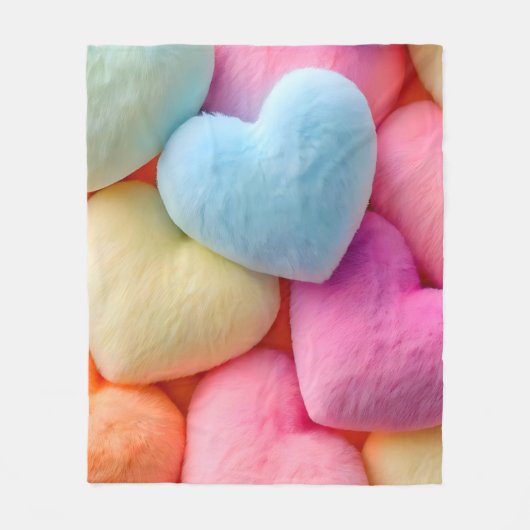 ハートフリースブランケット フリースブランケット (正面)