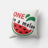 ハートフルすいか ONE in a Melon クッション (裏面)