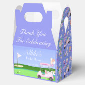 ハートフルなゴルフ ウェディング ブライダルシャワー プチギフト フェイバーボックス (オープン)