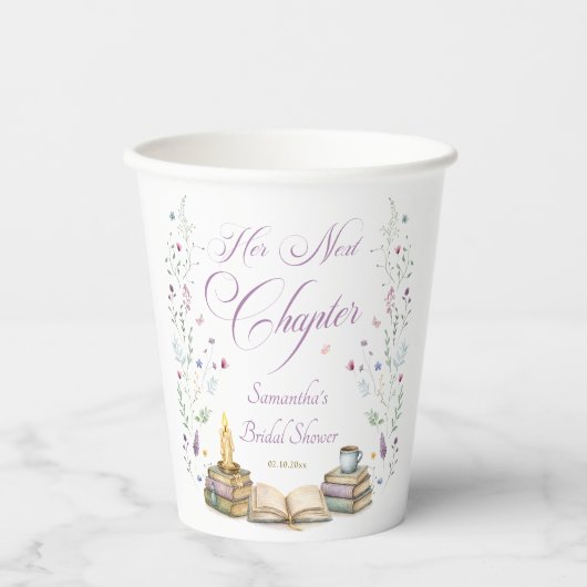 ハートフルなプリンセスのためのお茶会 紙コップ (正面)