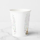 ハートフルなプリンセスのためのウェディングシャワー 紙コップ (右)