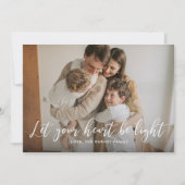 ハートフルなホリデーカード シーズンカード (正面)