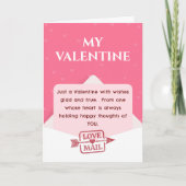 ハートフルなラブメール ウィッシュ バレンタインデー カード (正面)