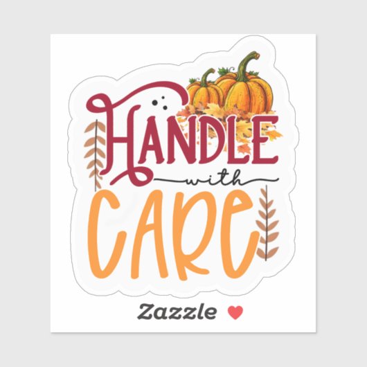 ハートフルな扱い シール (シート)