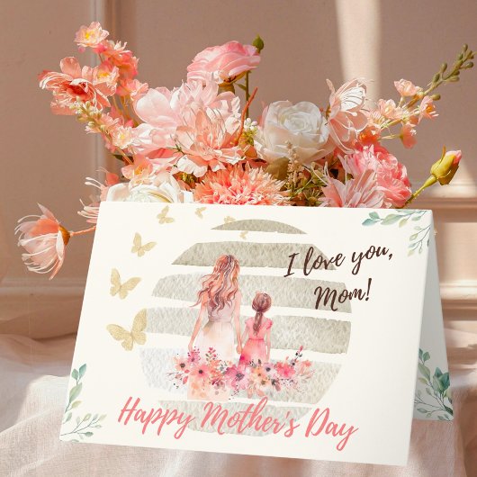 ハートフルな母の日のカード サンキューカード