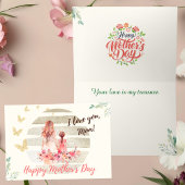 ハートフルな母の日のカード サンキューカード