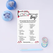 ハートフルな Bag Shower Game カード ラブバード (シングル)