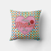 ハートフルエレガントマザーズデイデザイン クッション (裏面)