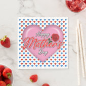 ハートフルエレガントマザーズデイデザイン スタンダードランチョンナプキン (インサイチュ)
