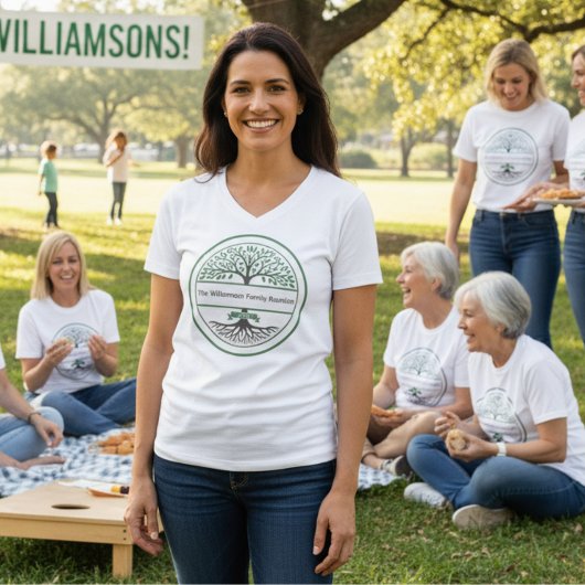 ハートフルツリー ルーツ 家族の再会 Tシャツ