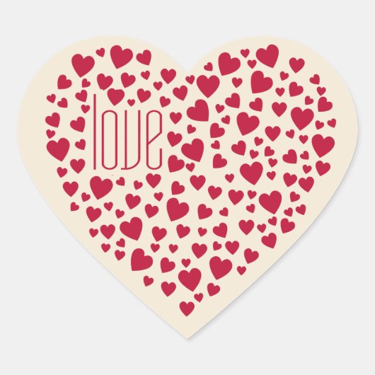 ハートフルハートラブレッドID733 ハートシール (正面)