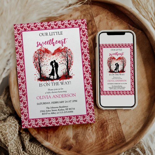 ハートフルバレンタインパーティー 招待状