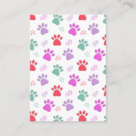 ハートフルバレンタイン クラスの子供の日 ペット犬の写真 ノートカード (裏面)