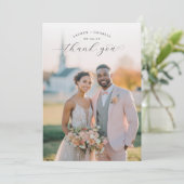 ハートフルピンクの結婚式の写真 サンキューカード (スタンド正面)