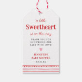 ハートフルベイビーシャワーバレンタイン ギフトタグ (正面)